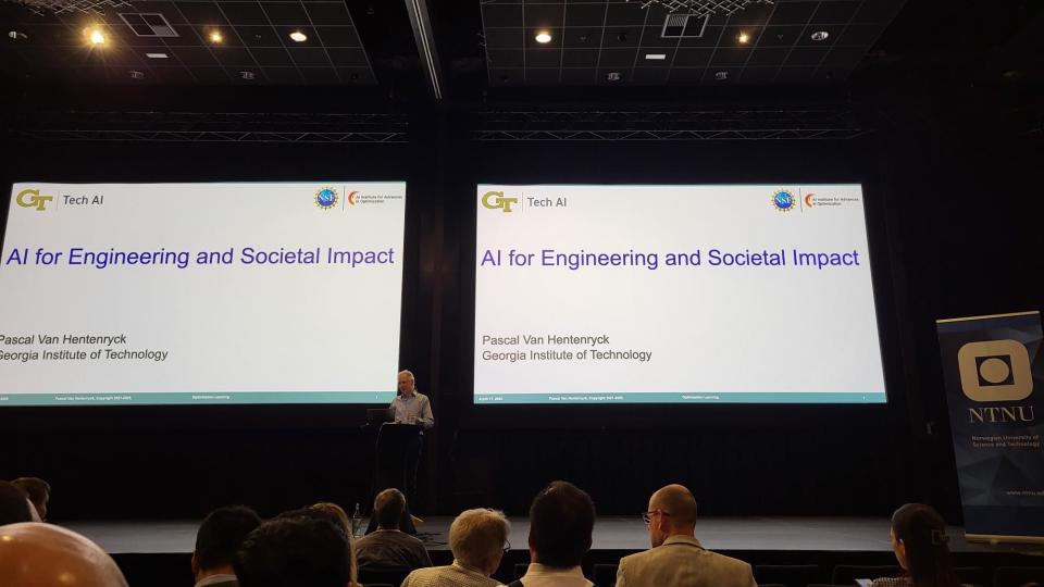 Georgia Tech AI Leader Delivers Keynote on AI for Engineering and Societal Impact at IFAC MIM 2025 Image